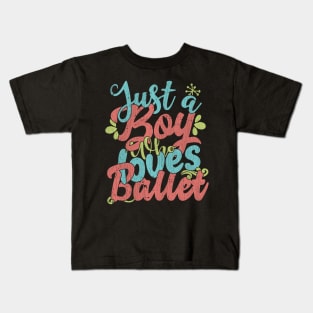 Just A Boy Who Loves Ballet Gift product Kids T-Shirt